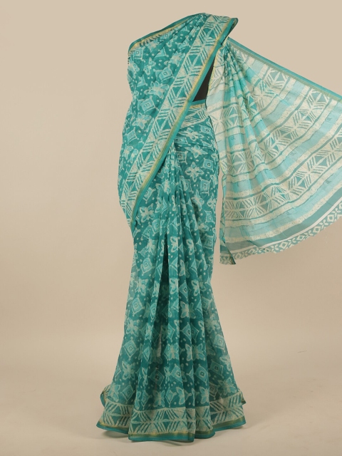 

Pothys Green Ethnic Motifs Saree