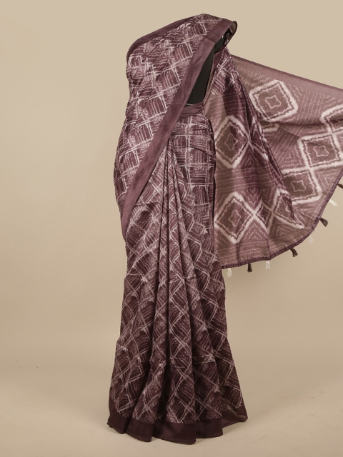 

Pothys Purple & White Saree