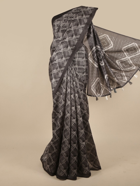 

Pothys Grey Printed Saree