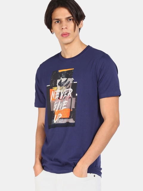 

Colt Men Blue Graphic Printed T-shirt