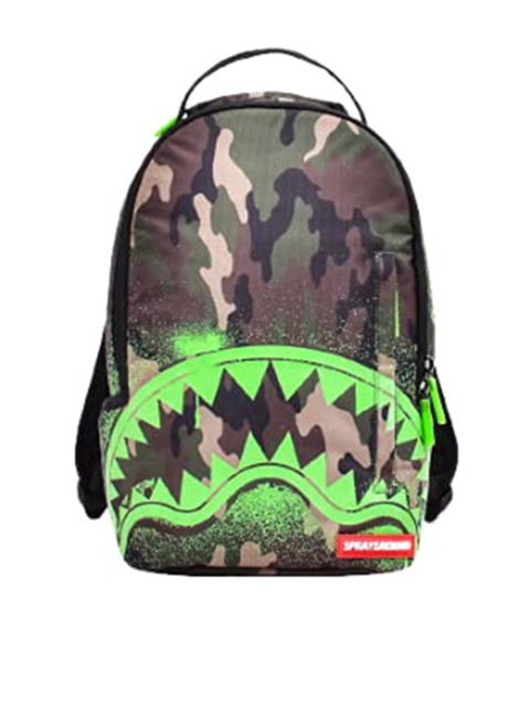 

SPRAY GROUND Unisex Green Camouflage Printed Backpack