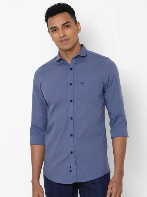 

Allen Solly Men Blue Slim Fit Casual Shirt