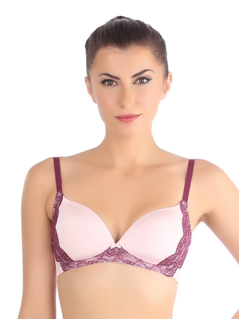 

Triumph Pink Fashion 105 Padded Wireless Modern T-shirt Bra 110I442 R9