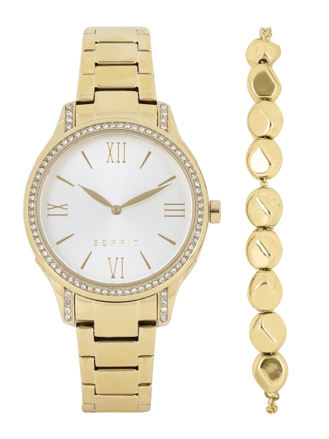 

ESPRIT Women Silver-Toned Embellished Analogue Watch ES109092002