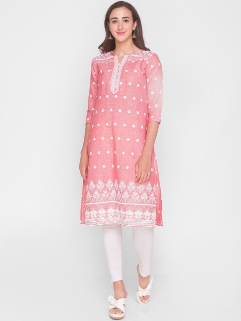

ZOLA Women Pink Ethnic Motifs Printed Kurta