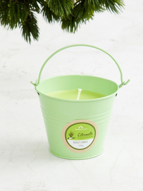 

Home Centre Green Gardenia Citronella Solid Wax Bucket Candle