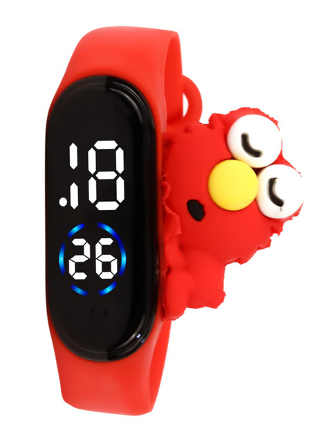 

Spiky Unisex Kids Red Printed Dial & Red Straps Digital Automatic Watch Wtc_LedFro
