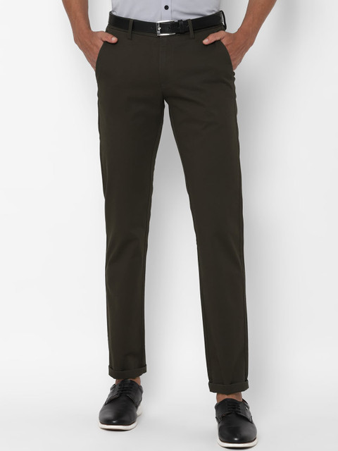 

Allen Solly Men Grey Slim Fit Formal Trousers