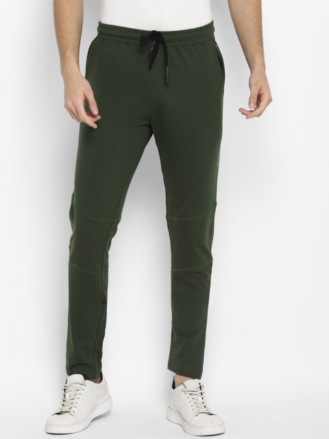 

Red Chief Men Green Solid Slim-Fit Track Pant