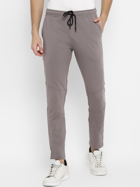 

Red Chief Men Grey Solid Slim-Fit Track Pants