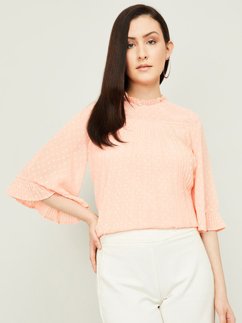 

CODE by Lifestyle Coral Flared Top