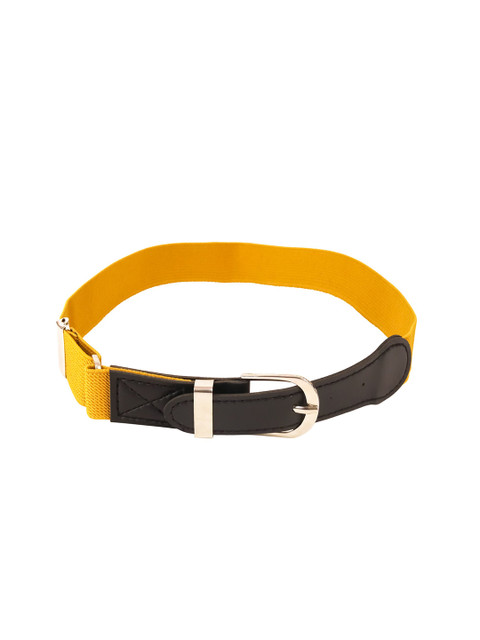 

Spiky Unisex Kids Yellow & Black Stretchable Belt