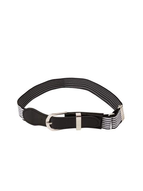 

Spiky Unisex Kids Black Striped Belt