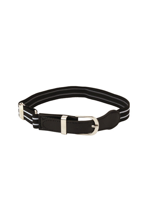 

Spiky Kids Black & White Striped Belt