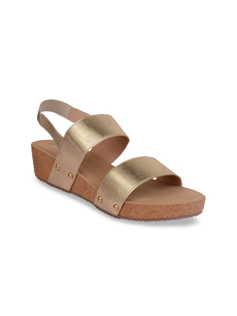 

Rocia Gold-Toned Wedge Sandals