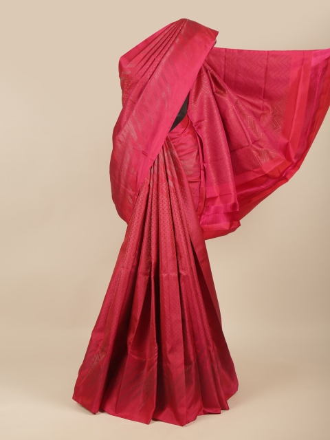 

Pothys Pink Woven Design Pure Silk Saree