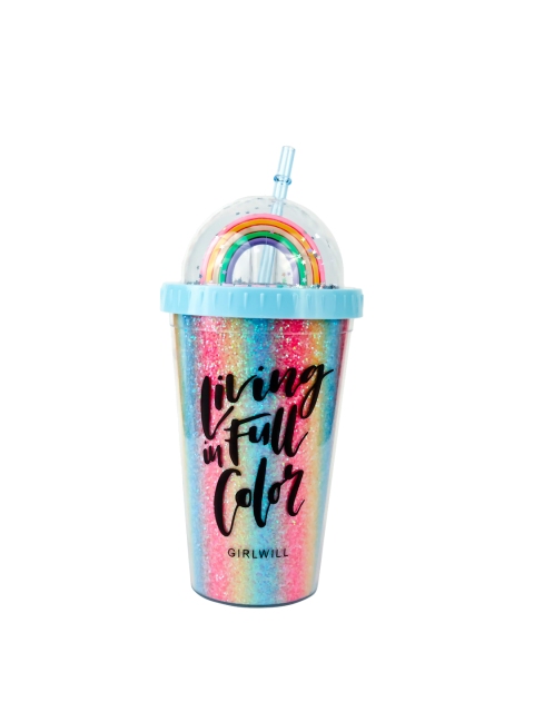 

Spiky Kids Multicolored Tumbler with Straw, Multi