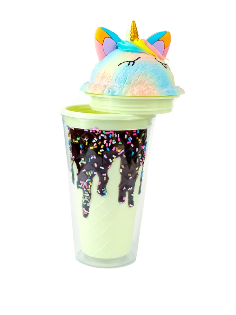 

Spiky Kids Green Water Sipper Bottle With Straw