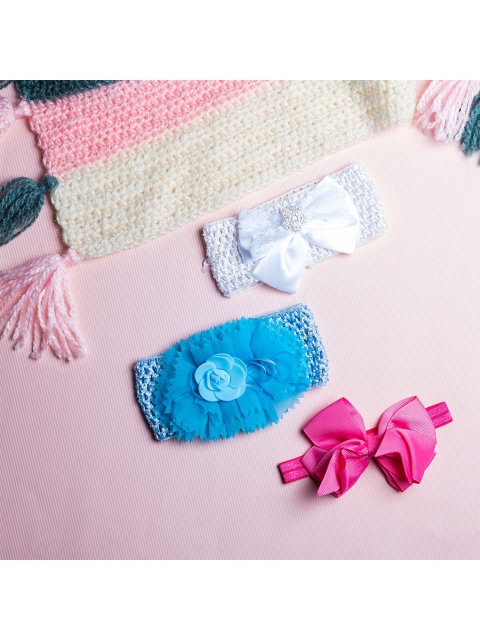 

Jewelz Girls Multicoloured Set of 3 Hairband, Multi