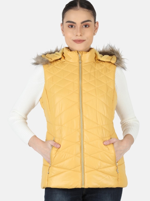 

Monte Carlo Women Mustard Lightweight Longline Parka Hooded Jacket
