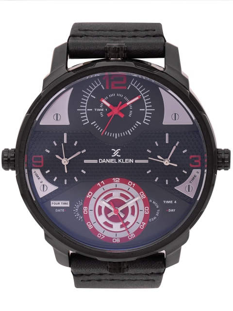 

Daniel Klein Premium Men Gunmetal-Toned Multiple-Dial Watch DK11208-4, Metallic