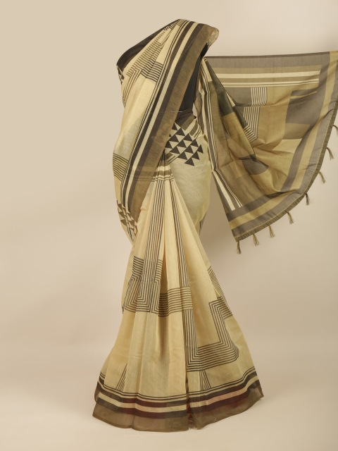 

Pothys Yellow & Black Saree