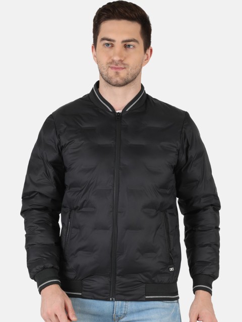 

Monte Carlo Men Black Solid Lightweight Padded Jacket