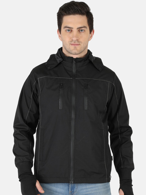 

Monte Carlo Men Black Lightweight Pure Wool Sporty Jacket
