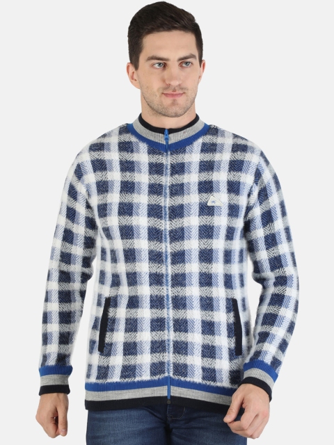 

Monte Carlo Men Grey Checked Lightweight Tailored Jacket