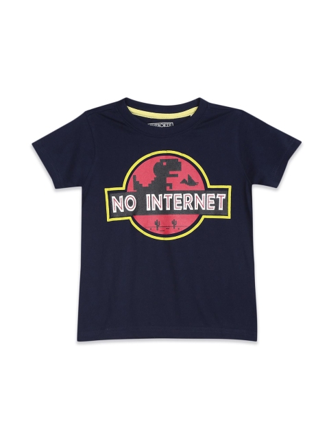 

Cherokee Boys Blue Printed T-shirt