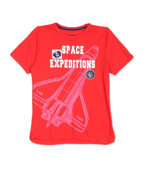 

Cherokee Boys Red Printed T-shirt