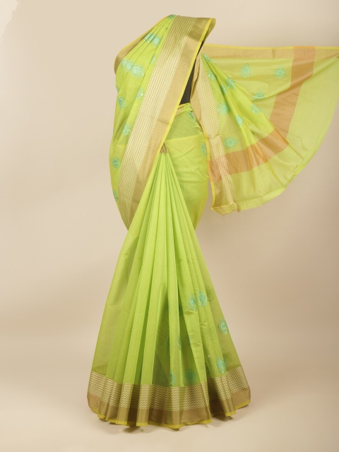

Pothys Green Ethnic Motifs Saree