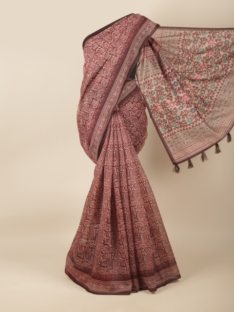 

Pothys Purple Printed Saree