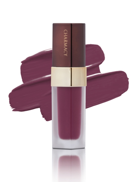 

Charmacy Milano Velvet Matte Finish Smudge Proof Liquid Lip Gloss 5.6 ml - Brunette 25, Red