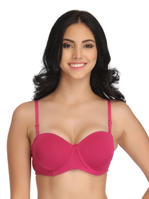 

Clovia Pink Push-Up Bra BR0726P14