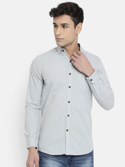 

V2 Value & Variety Men Grey Printed Regular Fit Casual Shirt