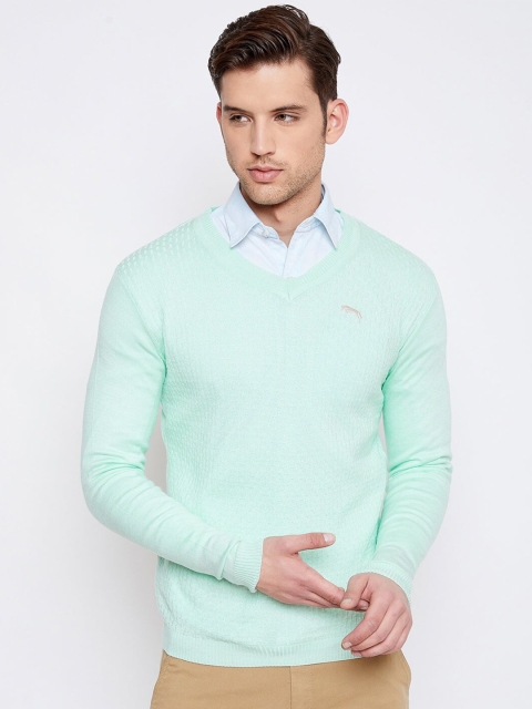 

JUMP USA Men Teal Pullover