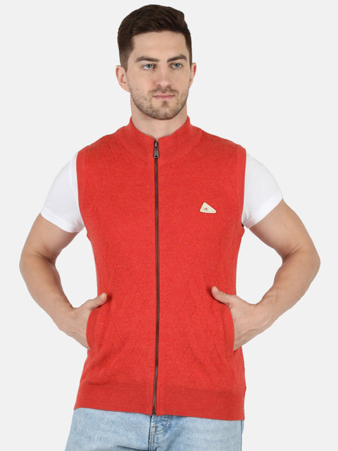 

Monte Carlo Men Orange Solid Pullover