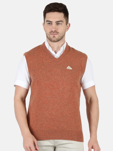 

Monte Carlo Men Rust Wool Sweater Vest