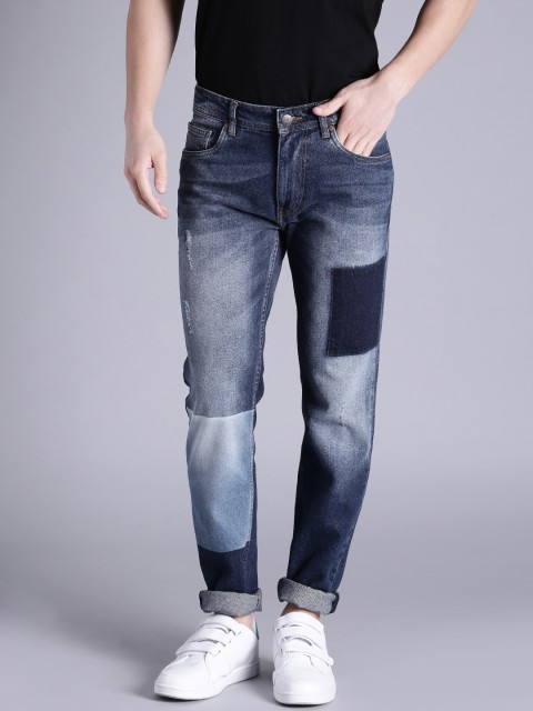 

Kook N Keech Men Blue Lightly Distress Jeans