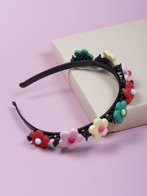 

Arendelle Girls Green & Red Embellished Hairband