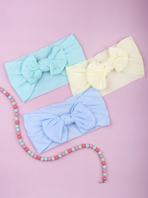 

Arendelle Girls Set Of 3 Multicoloured Hairband, Multi