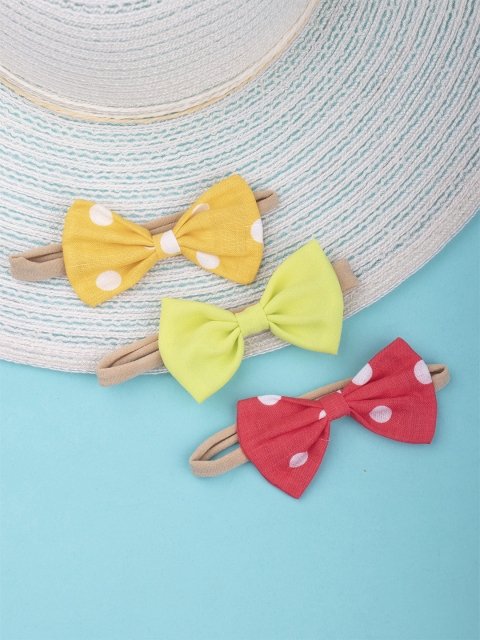 

Arendelle Girls Set of 3 Hairband, Yellow