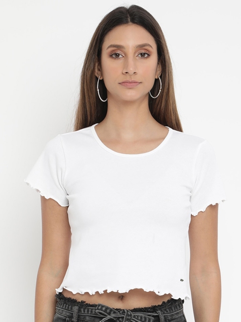 

V2 Value & Variety White Crop Top
