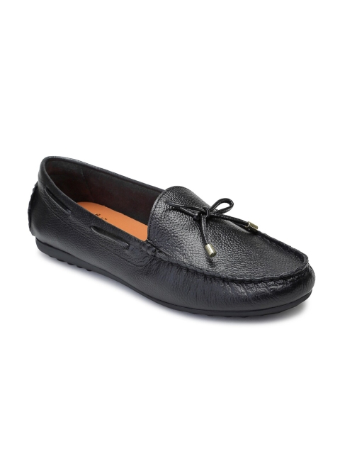 

Churchill & Company Women Black Solid Leather Formal Loafers