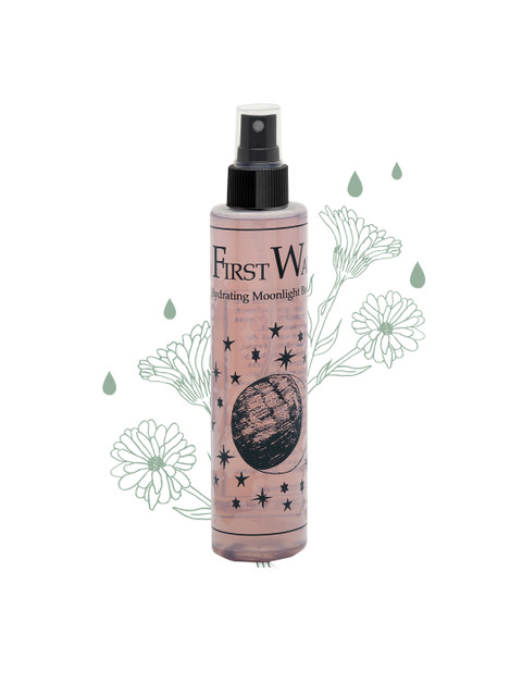 

FIRST WATER Hydrating Moonlight Body Mist - Vegan - 250 ml, Purple