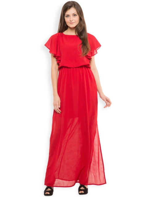 

Tokyo Talkies Women Red Maxi Dress