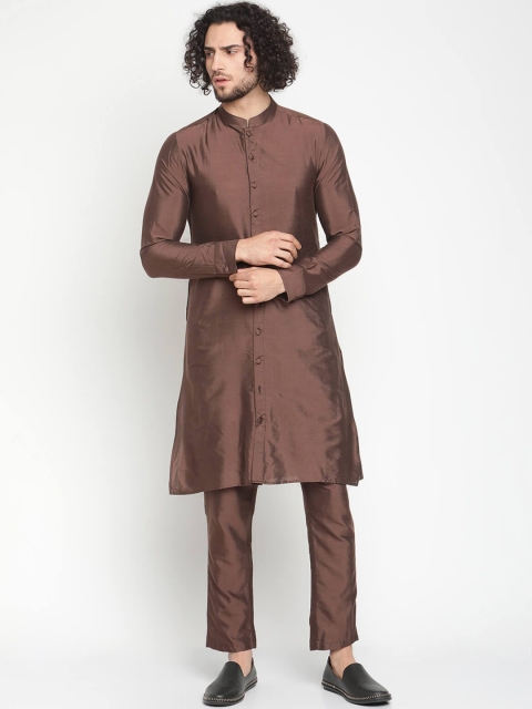 

Abhishti Men Brown Kurta with Pyjamas