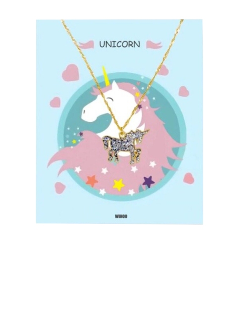 

Arendelle Silver-Toned & Gold-Toned Pendant With Chain