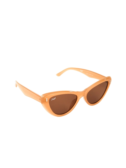 

Floyd Unisex Brown Lens & Orange Cateye Sunglasses with UV Protected Lens